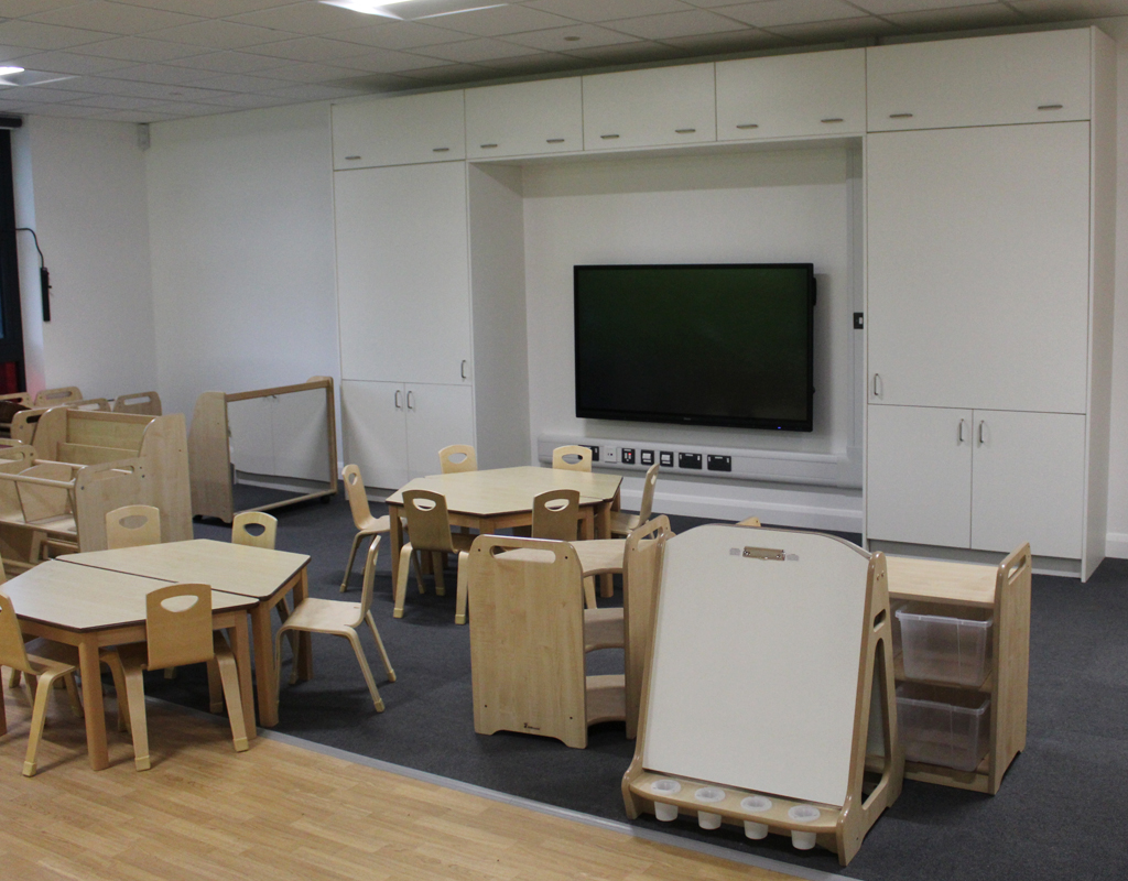 Ysgol Sant Baruc - Vector teaching wall